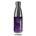 Skin Decal Wrap for RTIC Water Bottle 17oz Bokeh Hearts Purple (BOTTLE NOT INCLUDED)