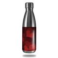 Skin Decal Wrap for RTIC Water Bottle 17oz Bokeh Hearts Red (BOTTLE NOT INCLUDED)