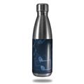 Skin Decal Wrap for RTIC Water Bottle 17oz Bokeh Music Blue (BOTTLE NOT INCLUDED)