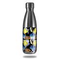 Skin Decal Wrap for RTIC Water Bottle 17oz Tropical Fish 01 Black (BOTTLE NOT INCLUDED)