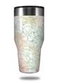 Skin Decal Wrap for Walmart Ozark Trail Tumblers 40oz Flowers Pattern 02 (TUMBLER NOT INCLUDED) by WraptorSkinz