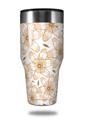 Skin Decal Wrap for Walmart Ozark Trail Tumblers 40oz Flowers Pattern 15 (TUMBLER NOT INCLUDED) by WraptorSkinz