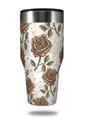 Skin Decal Wrap for Walmart Ozark Trail Tumblers 40oz Flowers Pattern Roses 20 (TUMBLER NOT INCLUDED) by WraptorSkinz