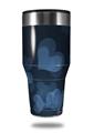 Skin Decal Wrap for Walmart Ozark Trail Tumblers 40oz Bokeh Hearts Blue (TUMBLER NOT INCLUDED) by WraptorSkinz
