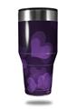 Skin Decal Wrap for Walmart Ozark Trail Tumblers 40oz Bokeh Hearts Purple (TUMBLER NOT INCLUDED) by WraptorSkinz