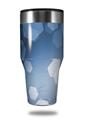 Skin Decal Wrap for Walmart Ozark Trail Tumblers 40oz Bokeh Hex Blue (TUMBLER NOT INCLUDED) by WraptorSkinz