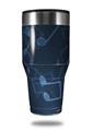 Skin Decal Wrap for Walmart Ozark Trail Tumblers 40oz Bokeh Music Blue (TUMBLER NOT INCLUDED) by WraptorSkinz