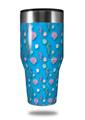 Skin Decal Wrap for Walmart Ozark Trail Tumblers 40oz Seahorses and Shells Blue Medium (TUMBLER NOT INCLUDED) by WraptorSkinz