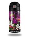 Skin Decal Wrap for Thermos Funtainer 12oz Bottle Grungy Flower Bouquet (BOTTLE NOT INCLUDED) by WraptorSkinz