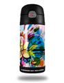 Skin Decal Wrap for Thermos Funtainer 12oz Bottle Floral Splash (BOTTLE NOT INCLUDED) by WraptorSkinz