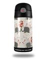 Skin Decal Wrap for Thermos Funtainer 12oz Bottle Elephant Love (BOTTLE NOT INCLUDED) by WraptorSkinz