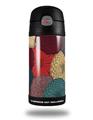 Skin Decal Wrap for Thermos Funtainer 12oz Bottle Flowers Pattern 04 (BOTTLE NOT INCLUDED) by WraptorSkinz