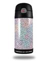 Skin Decal Wrap for Thermos Funtainer 12oz Bottle Flowers Pattern 08 (BOTTLE NOT INCLUDED) by WraptorSkinz