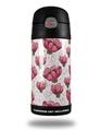 Skin Decal Wrap for Thermos Funtainer 12oz Bottle Flowers Pattern 16 (BOTTLE NOT INCLUDED) by WraptorSkinz