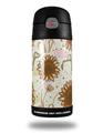 Skin Decal Wrap for Thermos Funtainer 12oz Bottle Flowers Pattern 19 (BOTTLE NOT INCLUDED) by WraptorSkinz
