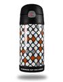 Skin Decal Wrap for Thermos Funtainer 12oz Bottle Locknodes 05 Burnt Orange (BOTTLE NOT INCLUDED) by WraptorSkinz