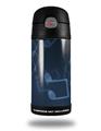 Skin Decal Wrap for Thermos Funtainer 12oz Bottle Bokeh Music Blue (BOTTLE NOT INCLUDED) by WraptorSkinz