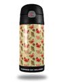 Skin Decal Wrap for Thermos Funtainer 12oz Bottle Crabs and Shells Yellow Sunshine (BOTTLE NOT INCLUDED) by WraptorSkinz
