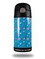 Skin Decal Wrap for Thermos Funtainer 12oz Bottle Seahorses and Shells Blue Medium (BOTTLE NOT INCLUDED) by WraptorSkinz