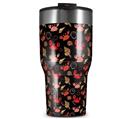 WraptorSkinz Skin Wrap compatible with 2017 and newer RTIC Tumblers 30oz Crabs and Shells Black (TUMBLER NOT INCLUDED)