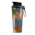 Skin Wrap Decal for IceShaker 2nd Gen 26oz Flowers Pattern 01 (SHAKER NOT INCLUDED)