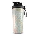 Skin Wrap Decal for IceShaker 2nd Gen 26oz Flowers Pattern 02 (SHAKER NOT INCLUDED)