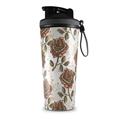 Skin Wrap Decal for IceShaker 2nd Gen 26oz Flowers Pattern Roses 20 (SHAKER NOT INCLUDED)