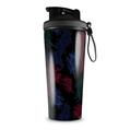 Skin Wrap Decal for IceShaker 2nd Gen 26oz Floating Coral Black (SHAKER NOT INCLUDED)