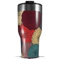 Skin Wrap Decal for 2017 RTIC Tumblers 40oz Flowers Pattern 04 (TUMBLER NOT INCLUDED)