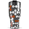 Skin Wrap Decal for 2017 RTIC Tumblers 40oz Locknodes 04 Burnt Orange (TUMBLER NOT INCLUDED)