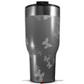 Skin Wrap Decal for 2017 RTIC Tumblers 40oz Bokeh Butterflies Grey (TUMBLER NOT INCLUDED)