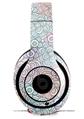 WraptorSkinz Skin Decal Wrap compatible with Beats Studio 2 and 3 Wired and Wireless Headphones Flowers Pattern 08 Skin Only (HEADPHONES NOT INCLUDED)
