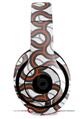 WraptorSkinz Skin Decal Wrap compatible with Beats Studio 2 and 3 Wired and Wireless Headphones Locknodes 01 Burnt Orange Skin Only (HEADPHONES NOT INCLUDED)
