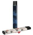 Skin Decal Wrap 2 Pack for Juul Vapes Bokeh Hearts Blue JUUL NOT INCLUDED