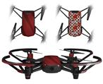 Skin Decal Wrap 2 Pack for DJI Ryze Tello Drone VintageID 25 Red DRONE NOT INCLUDED