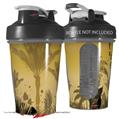 Decal Style Skin Wrap works with Blender Bottle 20oz Summer Palm Trees (BOTTLE NOT INCLUDED)