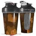 Decal Style Skin Wrap works with Blender Bottle 20oz Bokeh Hearts Orange (BOTTLE NOT INCLUDED)