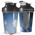 Decal Style Skin Wrap works with Blender Bottle 20oz Bokeh Hex Blue (BOTTLE NOT INCLUDED)