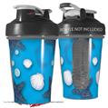 Decal Style Skin Wrap works with Blender Bottle 20oz Starfish and Sea Shells Blue Medium (BOTTLE NOT INCLUDED)