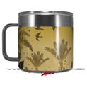 Skin Decal Wrap for Yeti Coffee Mug 14oz Summer Palm Trees - 14 oz CUP NOT INCLUDED by WraptorSkinz