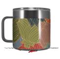 Skin Decal Wrap for Yeti Coffee Mug 14oz Flowers Pattern 03 - 14 oz CUP NOT INCLUDED by WraptorSkinz