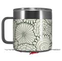 Skin Decal Wrap for Yeti Coffee Mug 14oz Flowers Pattern 05 - 14 oz CUP NOT INCLUDED by WraptorSkinz