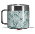 Skin Decal Wrap for Yeti Coffee Mug 14oz Flowers Pattern 09 - 14 oz CUP NOT INCLUDED by WraptorSkinz