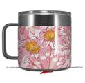 Skin Decal Wrap for Yeti Coffee Mug 14oz Flowers Pattern 12 - 14 oz CUP NOT INCLUDED by WraptorSkinz