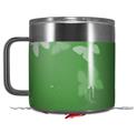 Skin Decal Wrap for Yeti Coffee Mug 14oz Bokeh Butterflies Green - 14 oz CUP NOT INCLUDED by WraptorSkinz