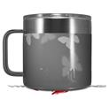 Skin Decal Wrap for Yeti Coffee Mug 14oz Bokeh Butterflies Grey - 14 oz CUP NOT INCLUDED by WraptorSkinz