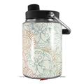 Skin Decal Wrap for Yeti Half Gallon Jug Flowers Pattern 02 - JUG NOT INCLUDED by WraptorSkinz