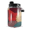 Skin Decal Wrap for Yeti Half Gallon Jug Flowers Pattern 04 - JUG NOT INCLUDED by WraptorSkinz