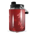 Skin Decal Wrap for Yeti Half Gallon Jug Bokeh Butterflies Red - JUG NOT INCLUDED by WraptorSkinz
