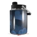 Skin Decal Wrap for Yeti Half Gallon Jug Bokeh Hearts Blue - JUG NOT INCLUDED by WraptorSkinz